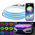 Car LED Streamer Decorative Hood Atmosphere Lights, Style: APP Colorful Light(1.5m)