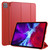 For iPad Pro 11 (2020) 3-folding Horizontal Flip PU Leather + Shockproof Honeycomb TPU Tablet Case with Holder(Red)