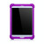 For iPad mini 3 / 2 / 1 Tablet PC Silicone Protective Case with Invisible Bracket(Purple)