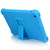 For iPad mini 3 / 2 / 1 Tablet PC Silicone Protective Case with Invisible Bracket(Purple)