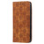 For iPhone SE 2022 / SE 2020 / 8 / 7 Lucky Flowers Embossing Pattern Magnetic Horizontal Flip Leather Case with Holder & Card Slots(Brown)