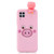 For Huawei P40 Lite Shockproof Colored Painted Lying Cartoon TPU Protective Case(Pink Pig)