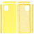 For Galaxy A81 Solid Color Liquid Silicone Dropproof Full Coverage Protective Case(Yellow)