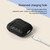 For AirPods 1 / 2 Weave Texture TPU Wireless Earphone Protective Case(Black)