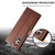 For Samsung Galaxy A13 4G LC.IMEEKE Calf Texture Leather Phone Case(Brown)