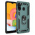 For Galaxy A21 Shockproof TPU + PC Protective Case with 360 Degree Rotating Holder(Green)