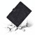 For iPad Pro 10.5 inch Embossing Panda Sewing Thread Horizontal Painted Flat Leather Case with Sleep Function & Pen Cover & Anti Skid Strip & Card Slot & Holder(Black)