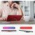 For Galaxy A21 Shockproof TPU + PC Protective Case with 360 Degree Rotating Holder(Red)