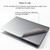 For MacBook Air 13.3 inch A1932 (2018) 4 in 1 Upper Cover Film + Bottom Cover Film + Full-support Film + Touchpad Film Laptop Body Protective Film Sticker(Space Gray)