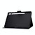 For Galaxy Tab S6 T860 Electric Pressed Left Right Flat Feather Case with Sleep Function Pen Cover & Card Slot & Holder(Purple Fawn)