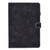 For iPad Pro 11 (2020) Embossing Sewing Thread Horizontal Painted Flat Leather Tablet Case with Sleep Function & Pen Cover & Anti Skid Strip & Card Slot & Holder(Black)