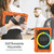 For Samsung Galaxy Tab S8 11 inch SM-X700 Silicone + PC Tablet Case(Orange+Black)