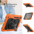 For Samsung Galaxy Tab S8 11 inch SM-X700 Silicone + PC Tablet Case(Orange+Black)