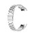 For Huawei Honor Band 4 (CRS-B19) / Honor Band 5 (CRS-B19S) Three Beads Steel Wrist Strap Watchband(Silver)