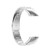 For Huawei Honor Band 4 (CRS-B19) / Honor Band 5 (CRS-B19S) Three Beads Steel Wrist Strap Watchband(Silver)