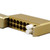 Aluminum Alloy Slide-type E Cigarette Case for IQO 2.4 Plus / 3.0 DUO(Gold+Red)
