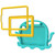 For iPad mini 6 Octopus Style EVA + PC Tablet Case with Strap(Glacial Green)