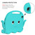 For iPad mini 6 Octopus Style EVA + PC Tablet Case with Strap(Glacial Green)