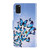 For Galaxy A41 Colored Drawing Horizontal Flip Leather Case with Holder & Card Slot & Wallet(Many Butterflies)