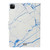 For iPad 11 Pro (2020) Horizontal Flip Leather Tablet Case with Holder & Card Slot & Sleep / Wake-up Function(White Marble)