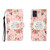 For Galaxy A51 3D Colored Drawing Horizontal Flip Leather Case with Holder & Card Slot & Wallet(Rose Flower)