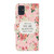 For Galaxy A51 3D Colored Drawing Horizontal Flip Leather Case with Holder & Card Slot & Wallet(Rose Flower)