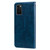 For Galaxy S20 Business Style Oil Wax Texture Horizontal Flip Leather Case, with Holder & Card Slots & Wallet(Blue)