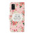 For Galaxy A41 3D Colored Drawing Horizontal Flip Leather Case with Holder & Card Slot & Wallet(Rose Flower)