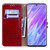 For Galaxy S20 Business Style Oil Wax Texture Horizontal Flip Leather Case, with Holder & Card Slots & Wallet(Red)