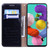 For Galaxy A51 Business Style Oil Wax Texture Horizontal Flip Leather Case, with Holder & Card Slots & Wallet(Black)
