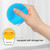 Silicone Sound Wave Vibration Massage Pore Cleaning Beauty Brush, Colour: Lemon Yellow