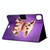 For iPad Pro 11 2020 Electric Pressed TPU Left and Right Open Flat Leather Tablet Case with Sleep Function & Card Buckle Anti-skid Strip(Golden Fox)