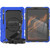 For Samsung Galaxy Tab S8+ 12.4 inch SM-X800 Silicone + PC Tablet Case(Dark Blue+Black)