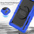 For Samsung Galaxy Tab S8+ 12.4 inch SM-X800 Silicone + PC Tablet Case(Dark Blue+Black)
