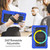 For Samsung Galaxy Tab S8+ 12.4 inch SM-X800 Silicone + PC Tablet Case(Dark Blue+Black)