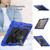 For Samsung Galaxy Tab S8+ 12.4 inch SM-X800 Silicone + PC Tablet Case(Dark Blue+Black)
