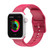 Silicone Stitching Watch Band For Apple Watch Series 9&8&7 41mm / SE 3&SE 2&6&SE&5&4 40mm / 3&2&1 38mm(Wine Red)