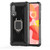 For Huawei nova 6 Carbon Fiber Protective Case with 360 Degree Rotating Ring Holder(Black)