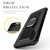 For Galaxy A50s Carbon Fiber Protective Case with 360 Degree Rotating Ring Holder(Blue)