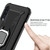For Galaxy A50s Carbon Fiber Protective Case with 360 Degree Rotating Ring Holder(Blue)