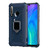 For Huawei P Smart+ 2019 Carbon Fiber Protective Case with 360 Degree Rotating Ring Holder(Blue)