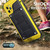 For iPhone 11 Pro Max Dustproof Shockproof Waterproof Silicone + Metal Protective Case(Yellow)