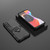 For Xiaomi Mi 10 PC + TPU Shockproof Protective Case with Magnetic Ring Holder(Black)