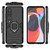 For Xiaomi Mi 10 PC + TPU Shockproof Protective Case with Magnetic Ring Holder(Black)