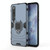 For Xiaomi Mi 10 Pro PC + TPU Shockproof Protective Case with Magnetic Ring Holder(Navy Blue)