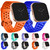 For FITBIT Versa 2 Breathable Silicone Watch Band(Orange)