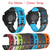 For Huawei Watch GT2 46mm 22mm Mixed-Color Silicone Watch Band(Green+Black)