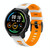For Huawei Watch GT2 46mm 22mm Mixed-Color Silicone Watch Band(Green+Black)