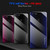 For OPPO F5 Texture Gradient Glass Protective Case(Rose Red)