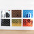 Rhombus Stitching Background Acrylic Mirror Decorative Stickers, Specification: Golden Medium